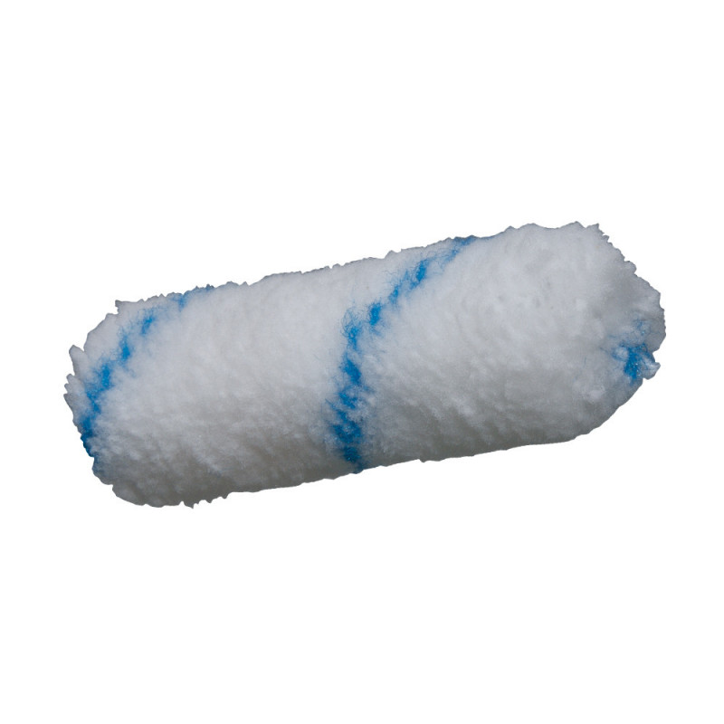 rouleau radiateur bleu, poils de 12 mm, largeur 100 mm