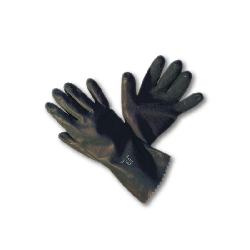 Paire de gants Néoprène industriels noirs